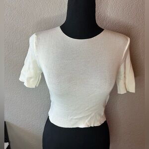 NWT WHITE/CREAM SHIRT SIZE MEDIUM